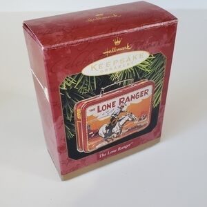 NEW Vintage Hallmark Keepsake Ornament - The Lone Ranger Lunchbox Dated 1997